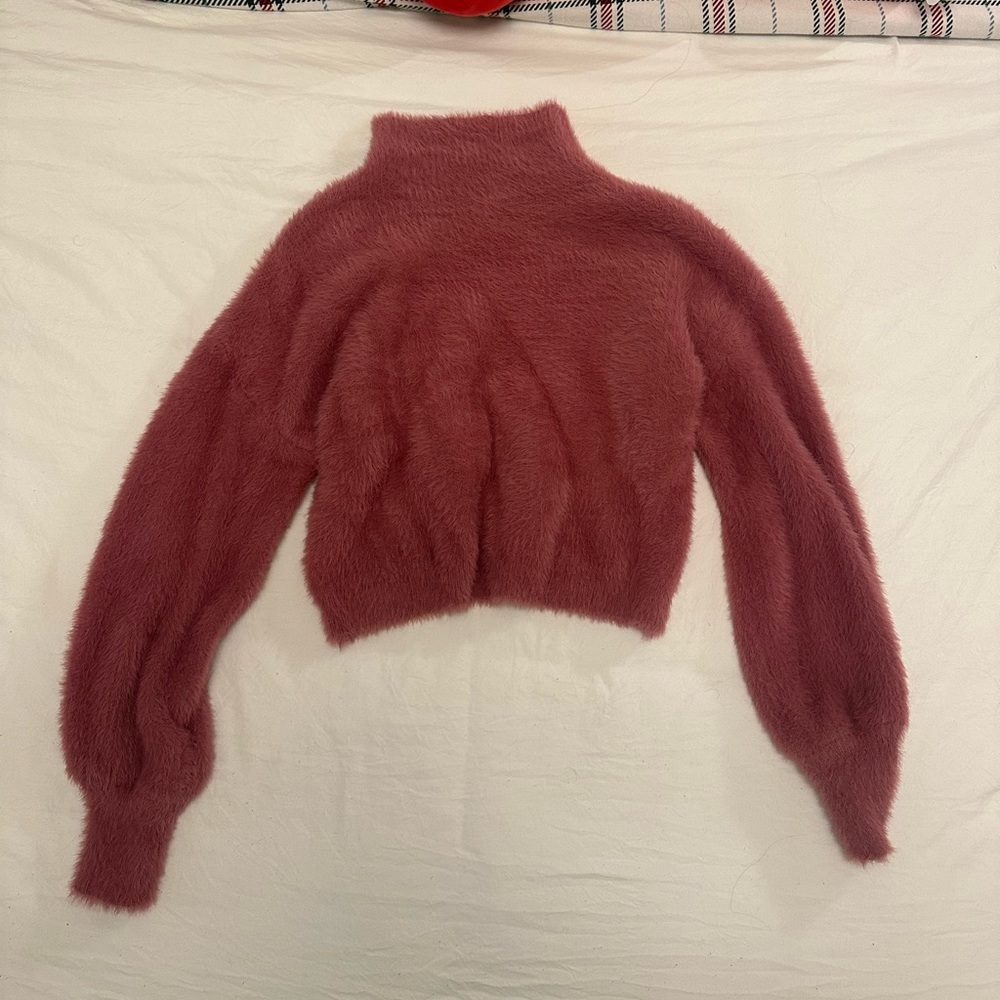Pink Fuzzy Sweater